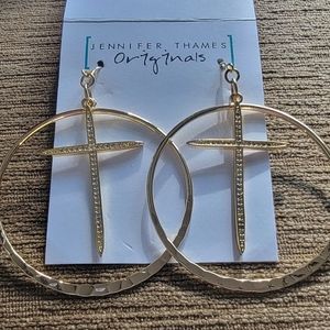 Jennifer Thames Hoop Earrings